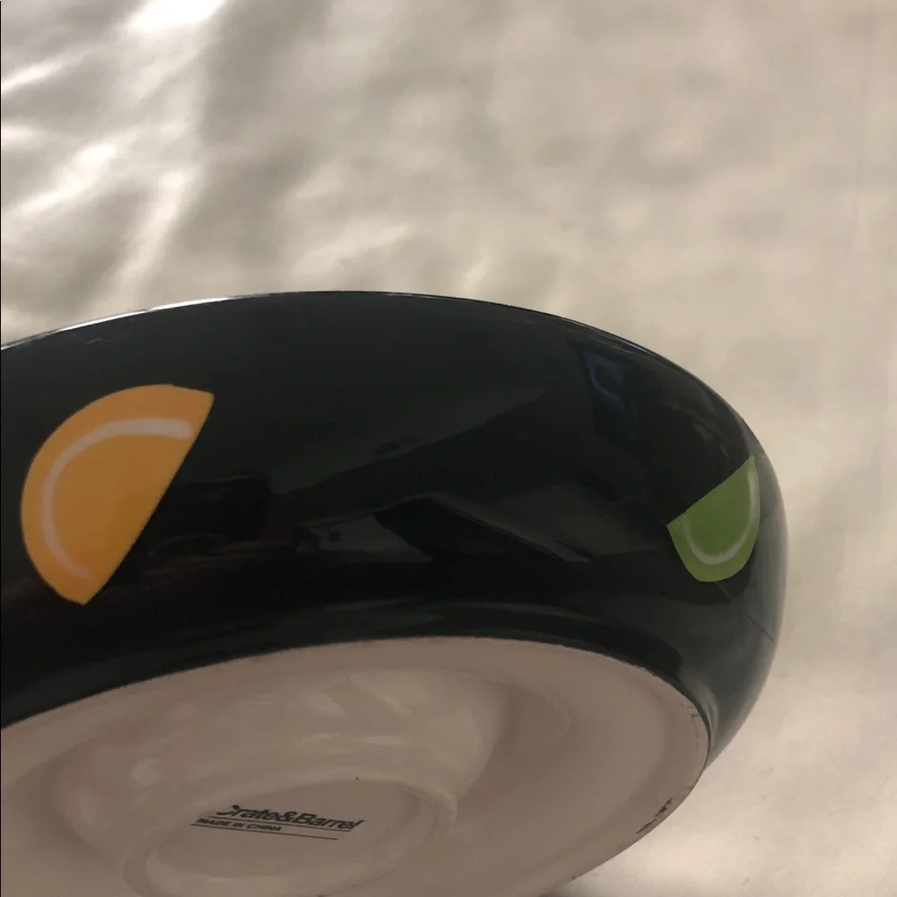 CRATE&BARREL 7” MARGARITA PREP DISH